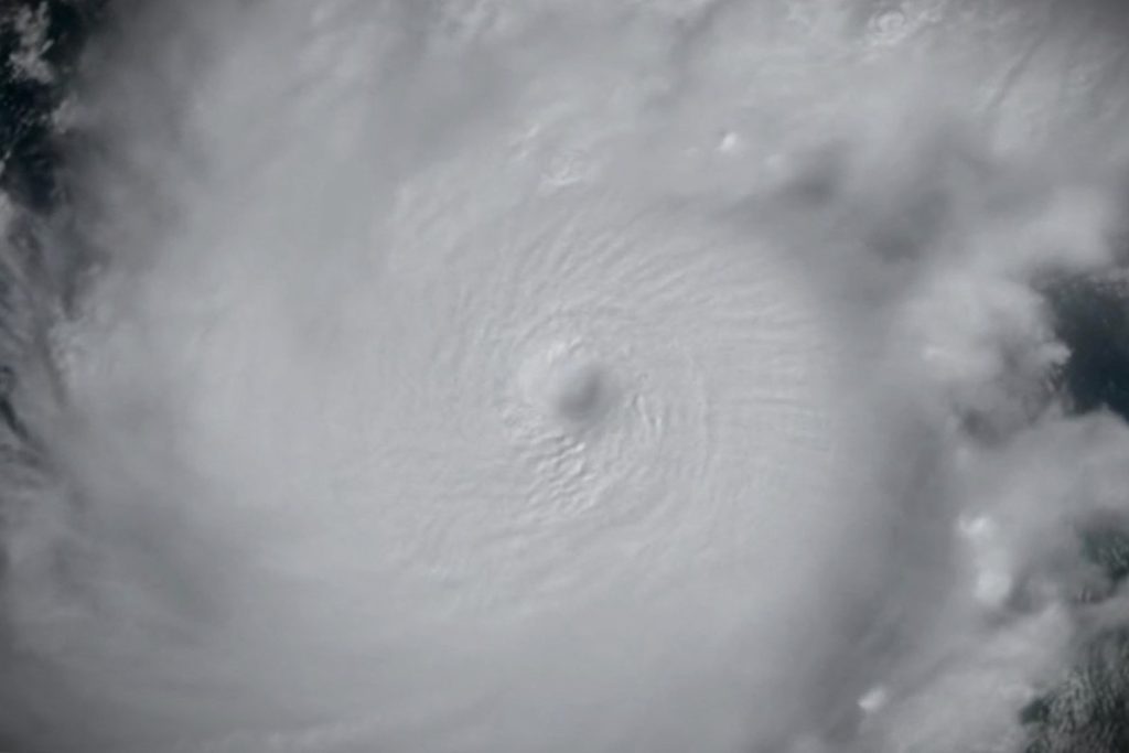 Hurricane Milton from space.